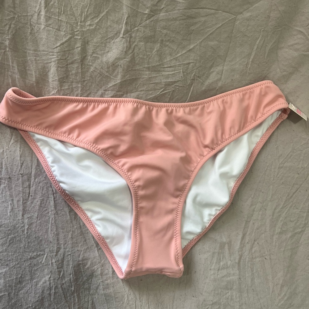 PINK Victoria's Secret Light Pink Ruched Bikini Bottoms - Picture 8 of 8